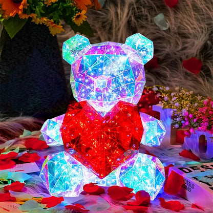 30cmusb Bears Decorative Lamp, Diy Creative Fantasy Bear, Valentine'S Day New Year'S Gift, Confession Gift Box, For Girlfriend