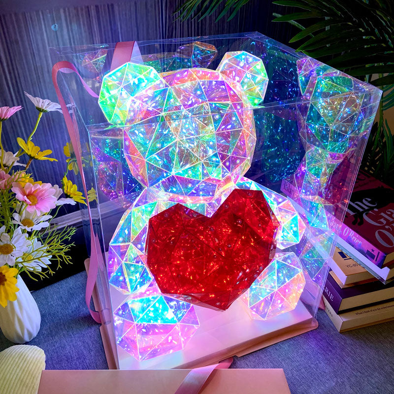 Starry Hug LED Galaxy Bear