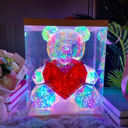 Starry Hug LED Galaxy Bear