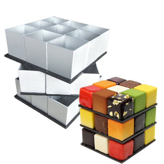 POP RUBIK'S CUBE 3D CAKE MOLD